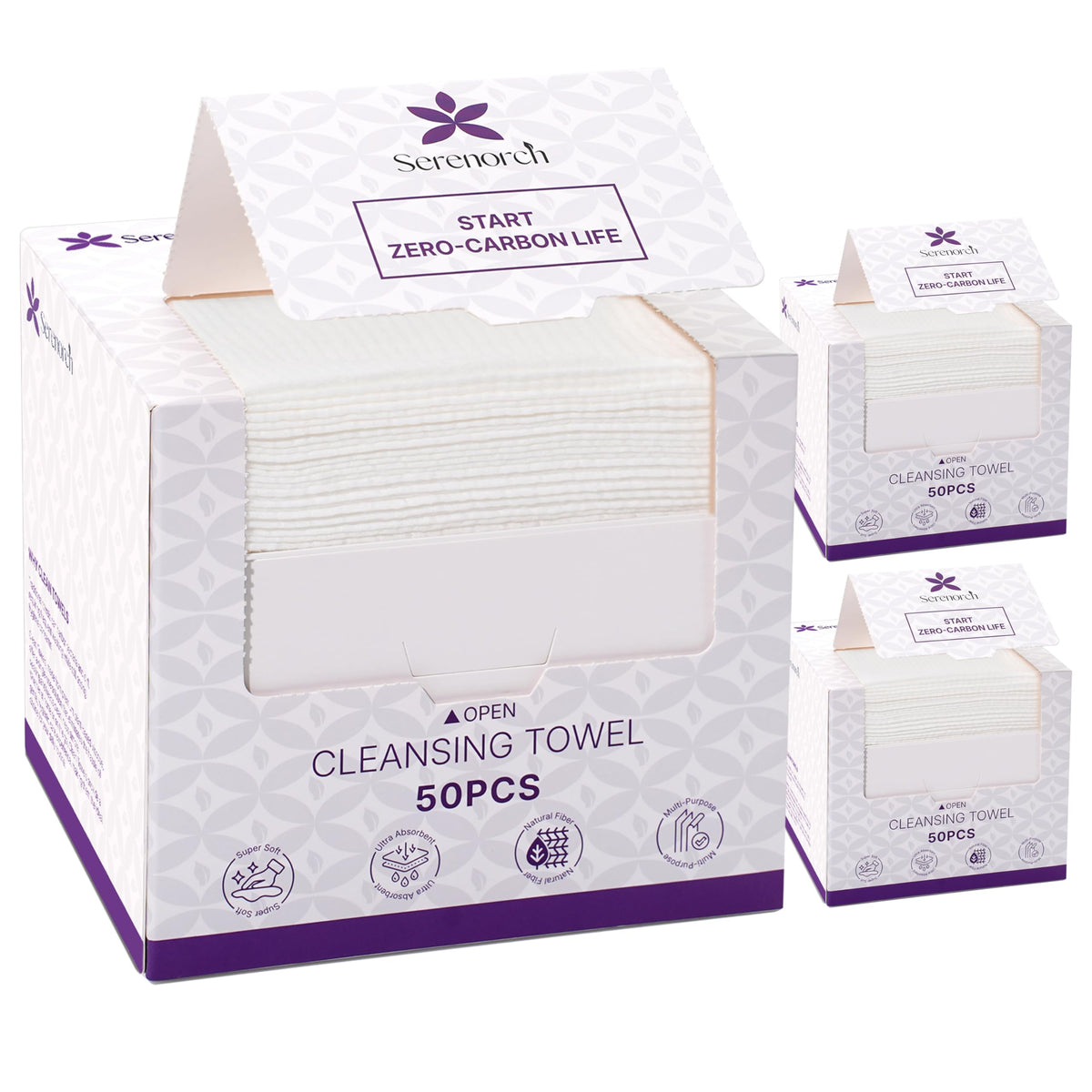 Large Compressed Towel Tablets, 30 Count