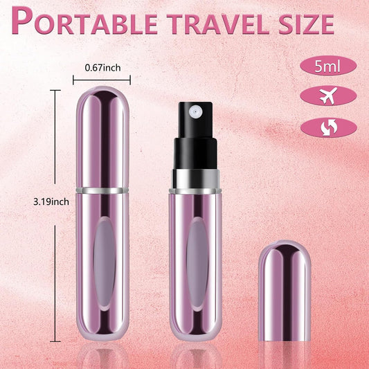 opasyo Refillable Perfume Atomizer, Leak-Proof, 5ml 4 Pack