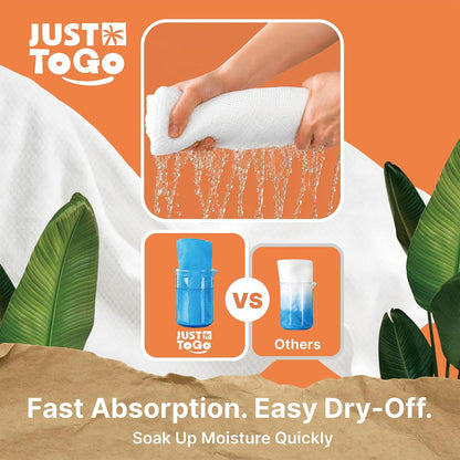 Disposable Bath Towels, 55 x 27.5 in, Vacuum Compressed, 3 Pack