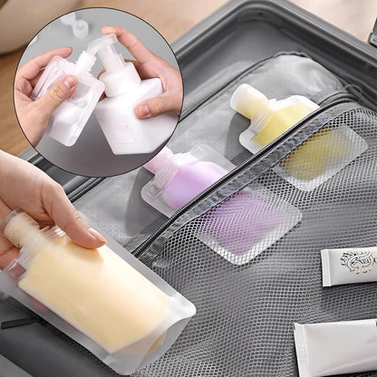 9Pcs 30/50/100ml Travel Size Toiletries with Small Funnel & Label