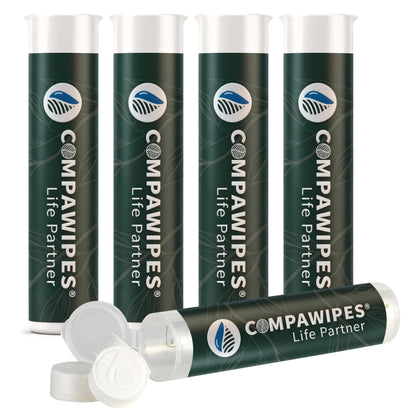 100 PCS Compressed Towel Tablets - Travel Disposable Towels, Compressed Hiking Toilet Paper, Wilderness Wipes, Compact Toilet Paper, Disposable Compressed Face Towel for Camping, Backpacking & Beauty